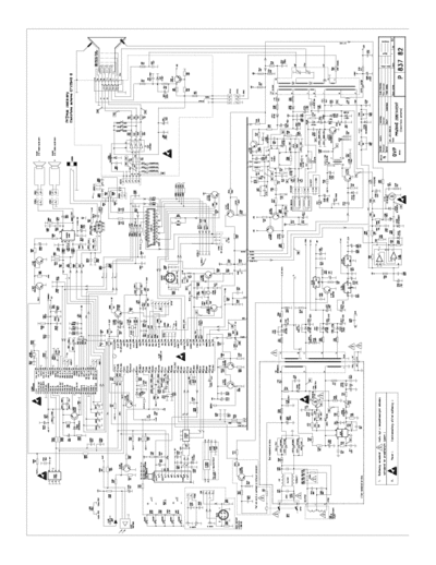 OVP CTV2540, CTV2543, CTV2840, CTV2843 Only schematic diagram of this TV